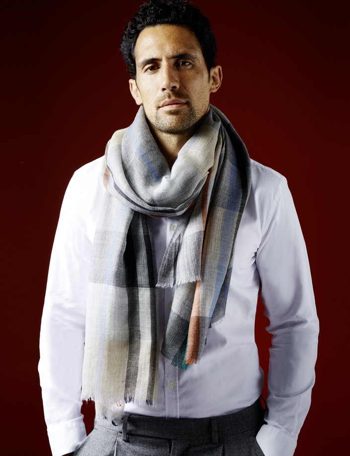 écharpe homme chic