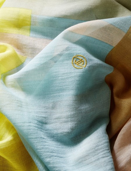 chèche homme jaune
