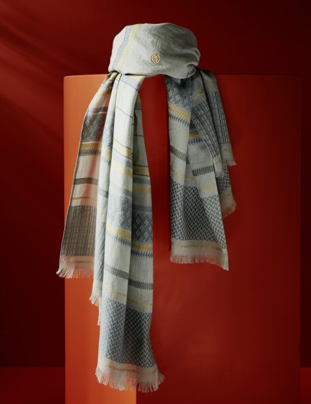 foulard homme vert