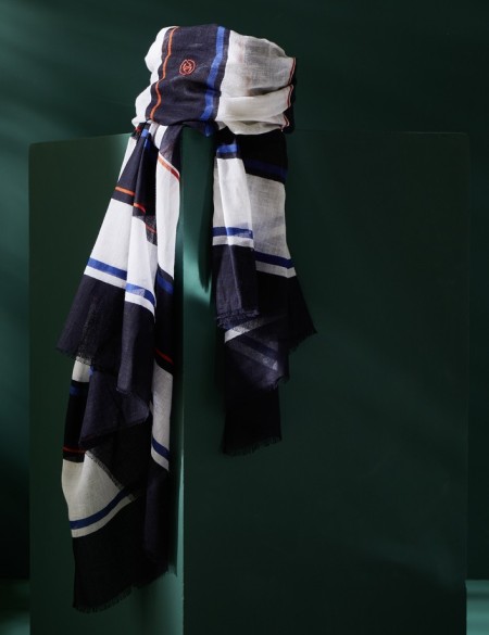 chèche homme bleu blanc rouge