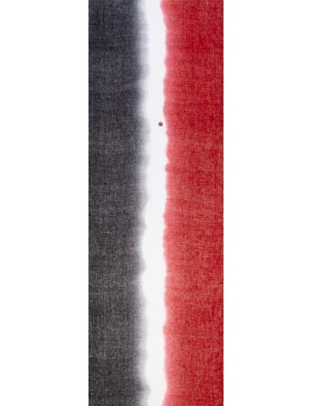 Chèche homme rouge gris blanc, tricolore, accessoire de mode homme