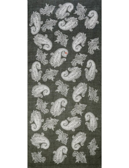 Foulard homme motif paisley