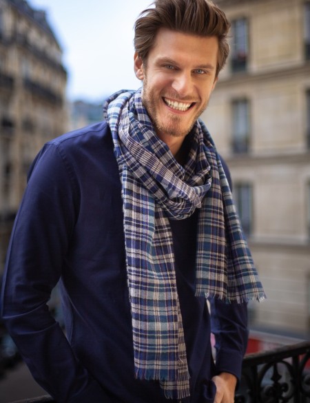 Echarpe homme chic