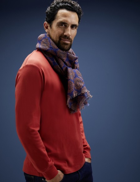 Chèche homme chic