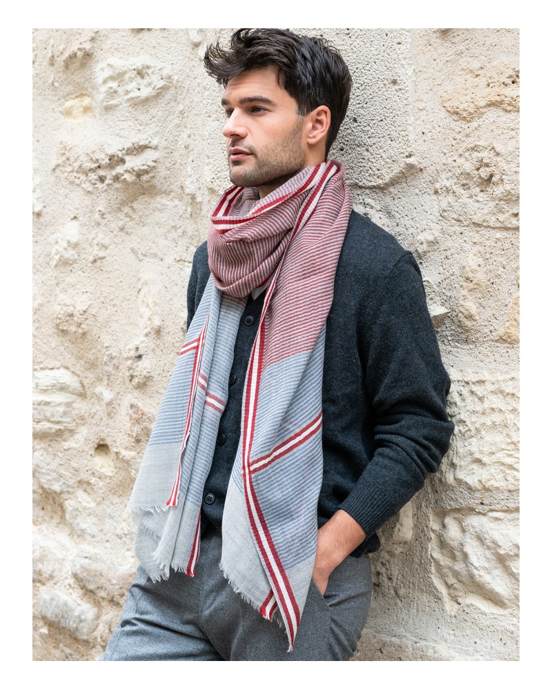 Echarpe homme chic - cadeau homme parfait - AV08 Paris
