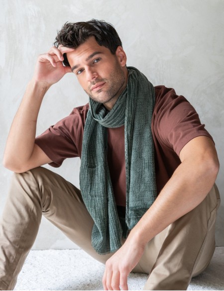 chèche homme chic de luxe
