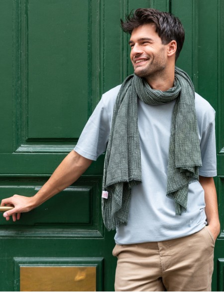 chèche homme chic de luxe