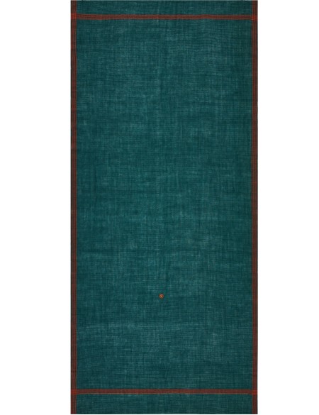 écharpe homme vert foncé