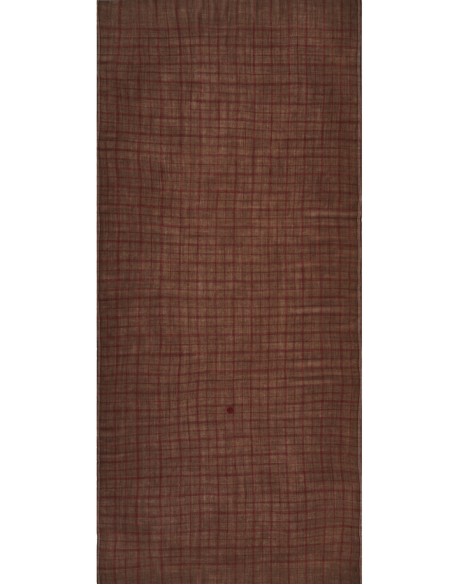 Écharpe homme marron