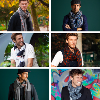 AV08 chèche homme chic & cool